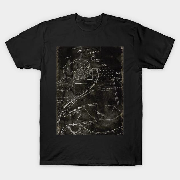 Oak Island Treasure Map T-Shirt by OakIslandMystery